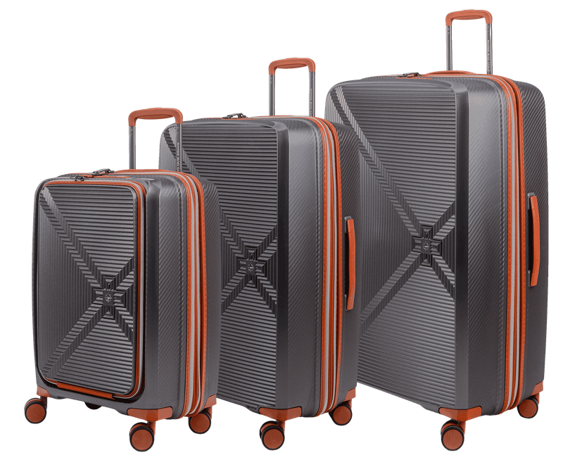 New Vision - Set of 3 luggage (S Front Pocket, L, XL)