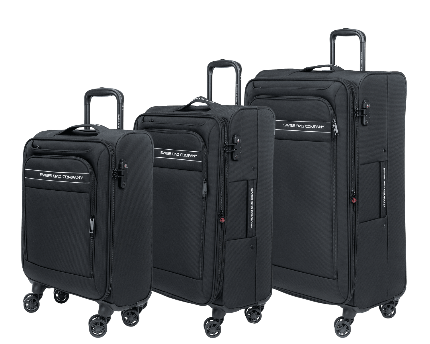 Delemont 4-Piece Luggage Set – Fabric, Comfort &amp; Capacity