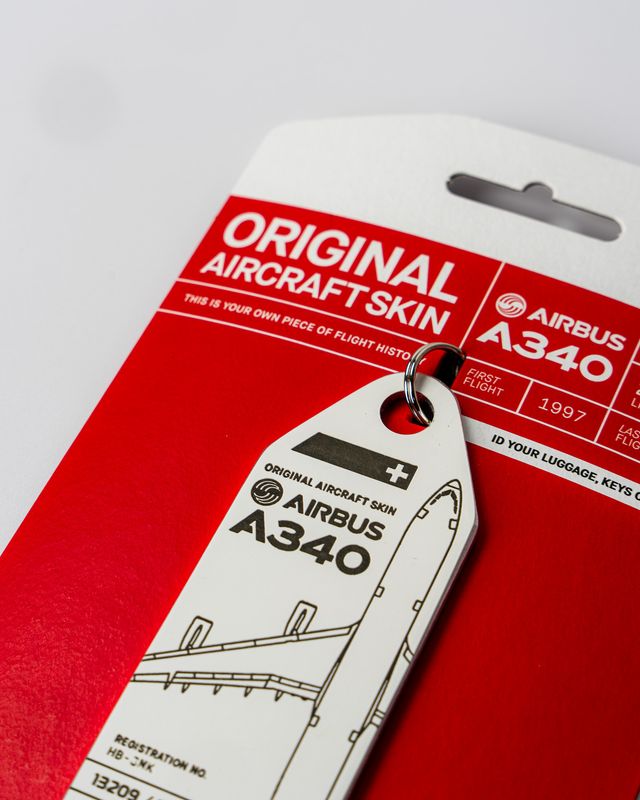 Swissair Aircraft Skin Aviation Tag