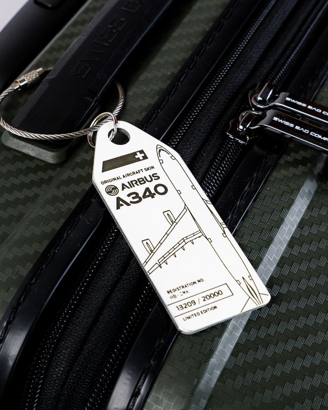 Swissair Aircraft Skin Aviation Tag