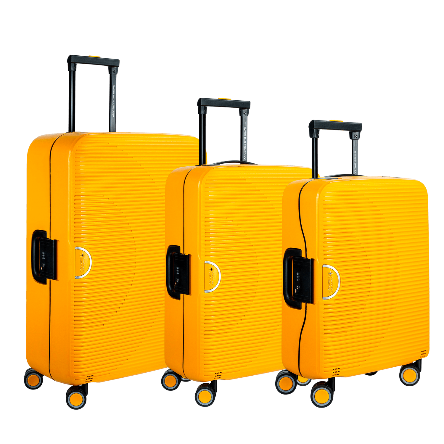Radiowave Set of 3 Suitcases – Cabin, Medium &amp; Large
