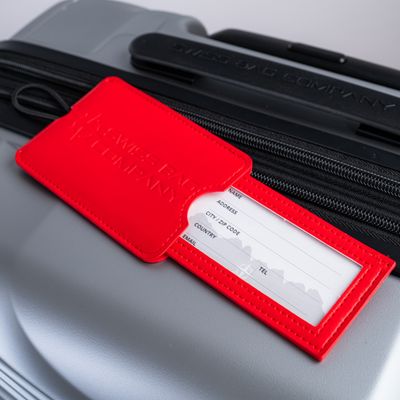 Large Luggage Tag - Red