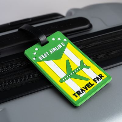 2x Retro ID Luggage Tag