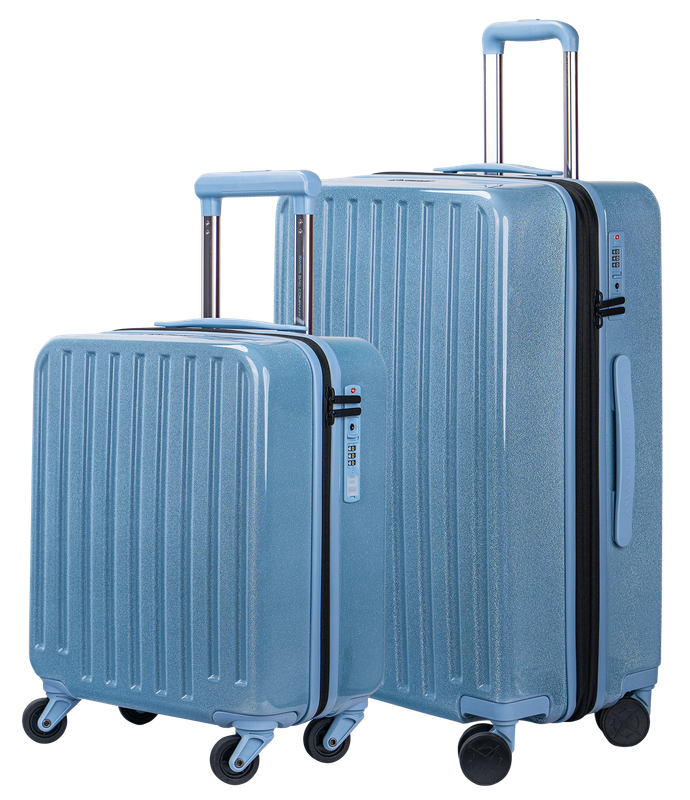 2-Piece Luggage Set "Cosmos Deluxe Sparkle" - easyJet Format &amp; Medium Size