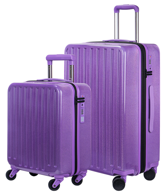 2-Piece Luggage Set "Cosmos Deluxe Sparkle" - easyJet Format &amp; Medium Size