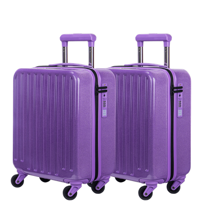 2x Cosmos Deluxe Sparkle - Cabin size "Under Seat" (easyJet) Trolley 45cm