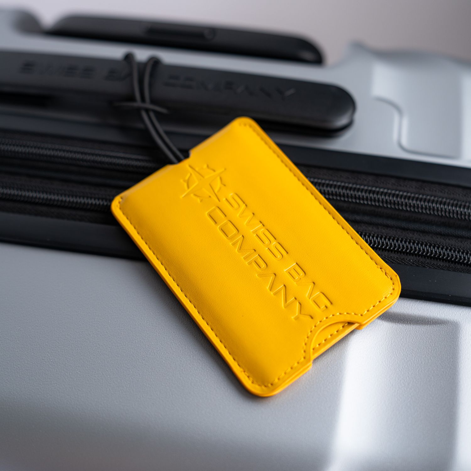 Large Luggage Tag - Yellow