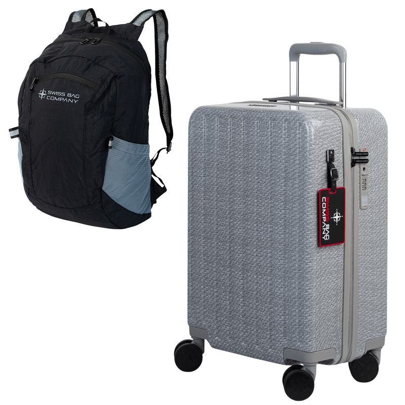 Bundle Cosmos Deluxe Burlap Cabin &amp; Underseat Backpack