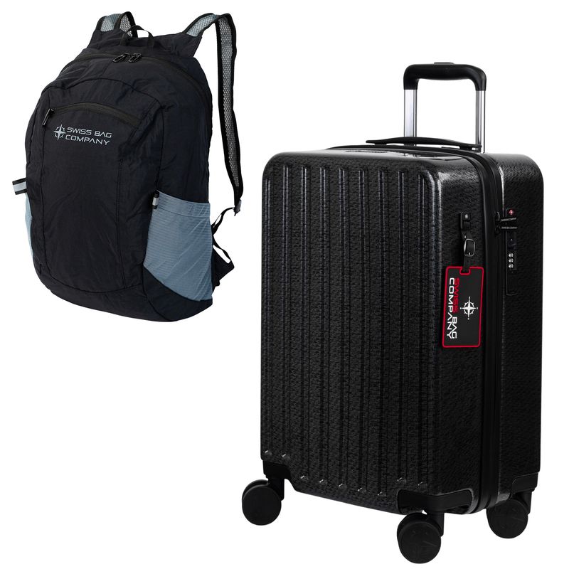 Bundle Cosmos Deluxe Burlap Cabin &amp; Underseat Backpack