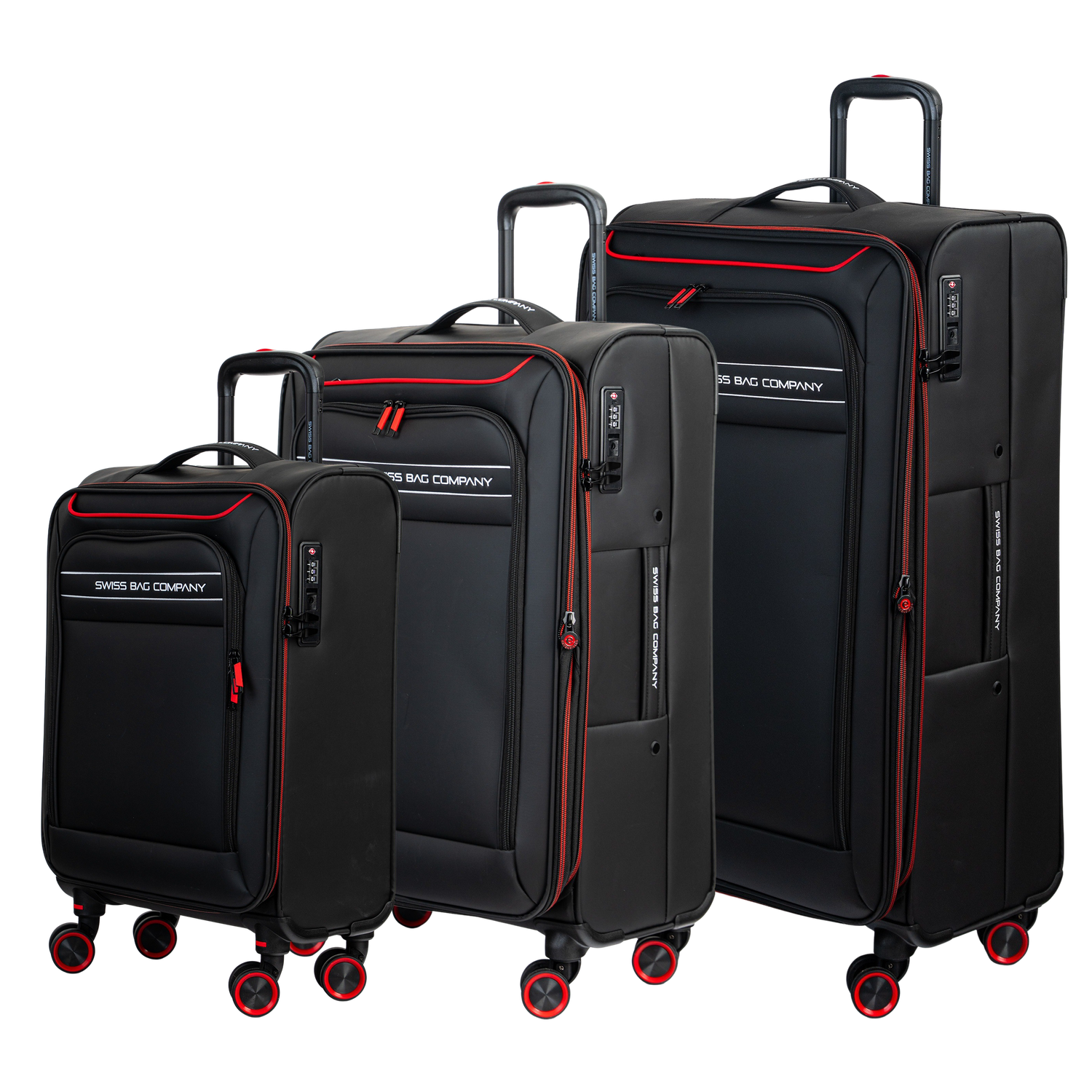 3-Piece Denver Luggage Set (Cabin S + Medium M + Large L)