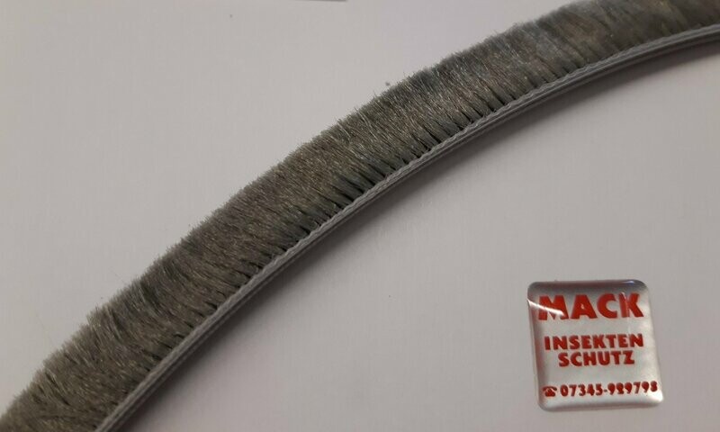 Flexible Bürstendichtung mit Kunststoffrücken 4,8 x 12,0mm