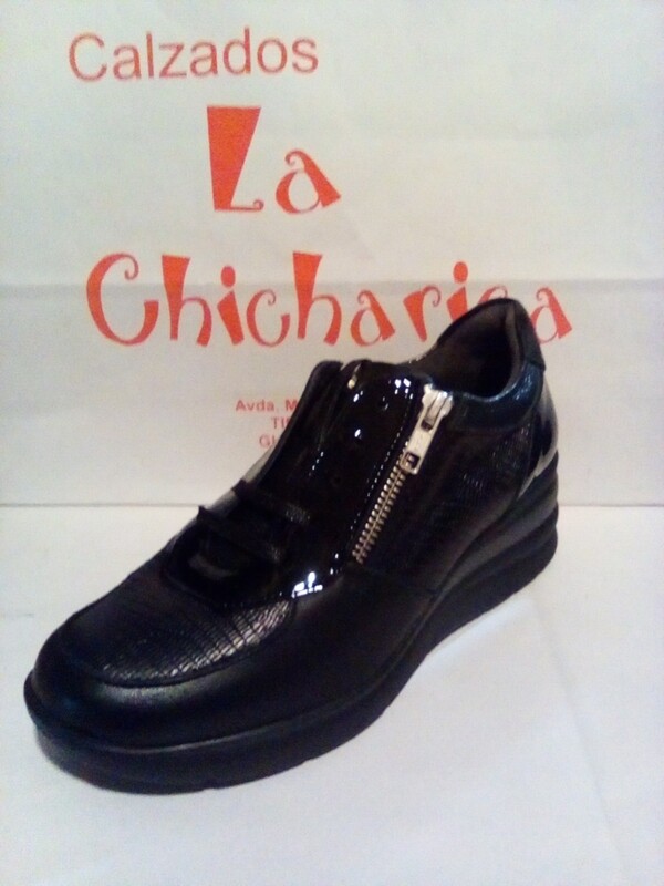 ZAPATO PITILLOS 5460 NEGRO