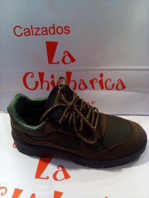 435 ZAPATO TREKING VERDE