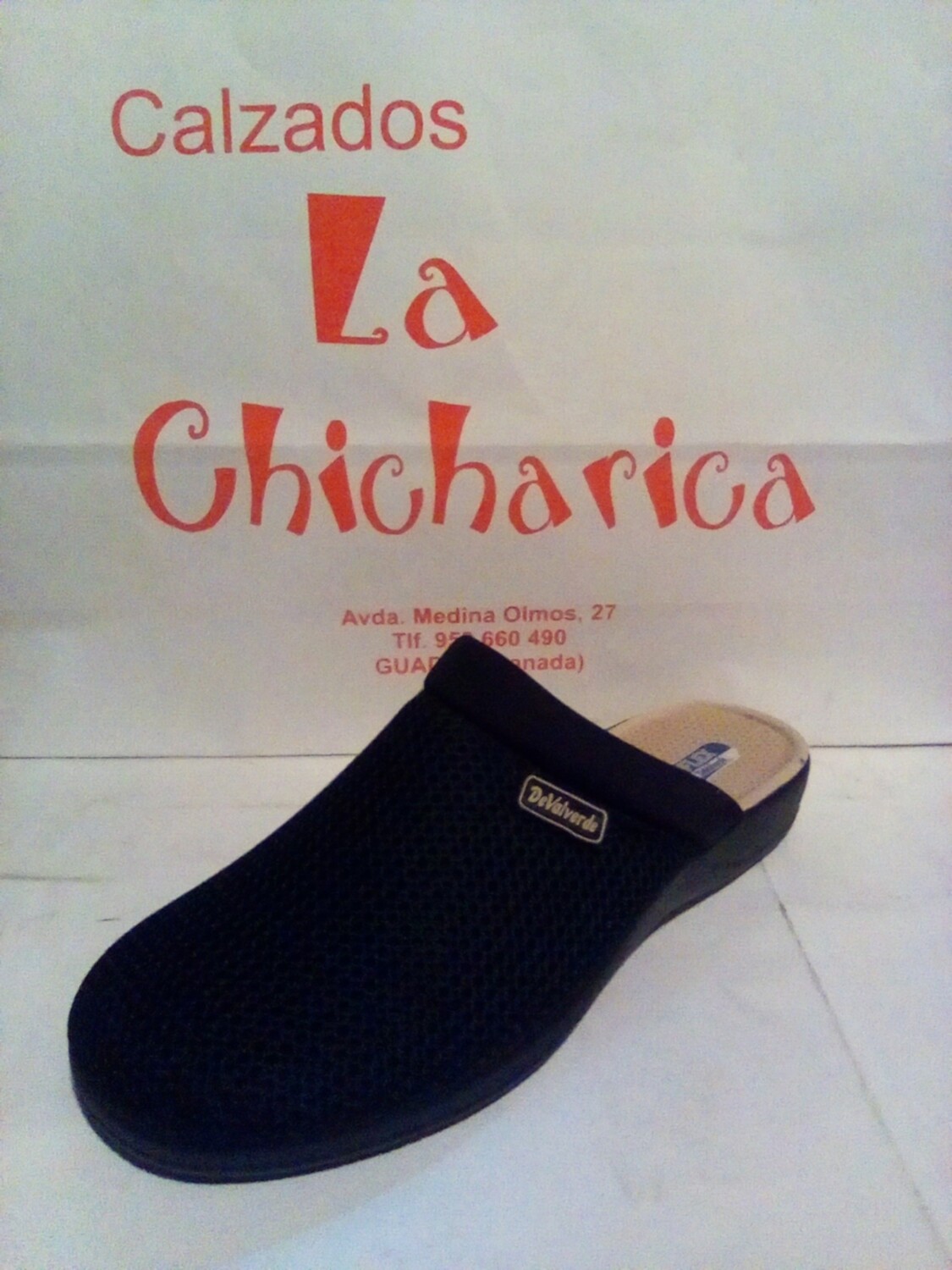 ZAPATILLA DEVALVERDE 1183 MARINO ZUECO LICRA