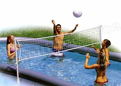 RETE PALLAVOLO VOLLEY SET per PISCINA RETTANGOLARE