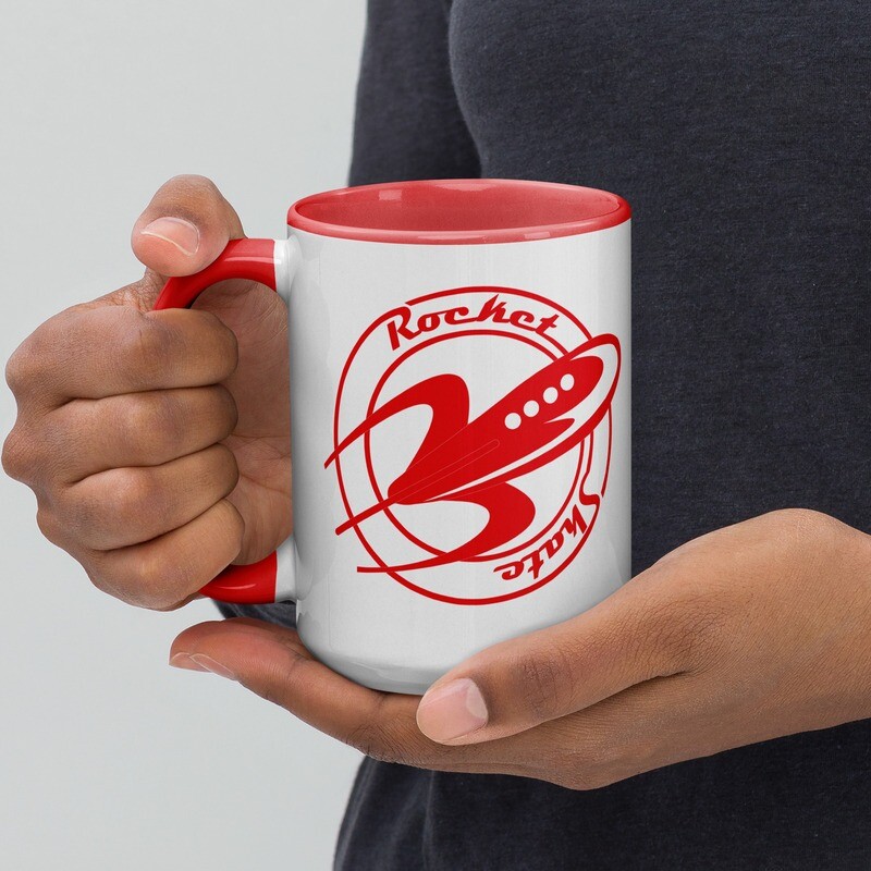 Rocket Skate Mug with Color Inside