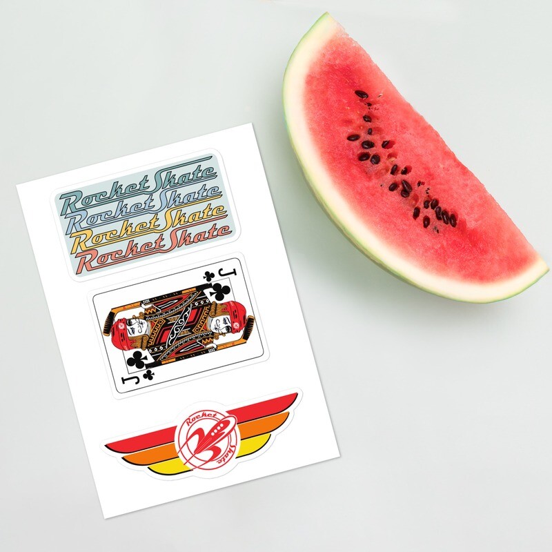 Jack of Clubs Sticker Sheet