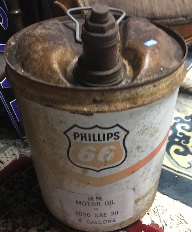 Vintage Phillips 66 Car Fluid Can