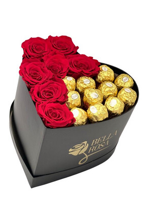 Caja en forma de corazón