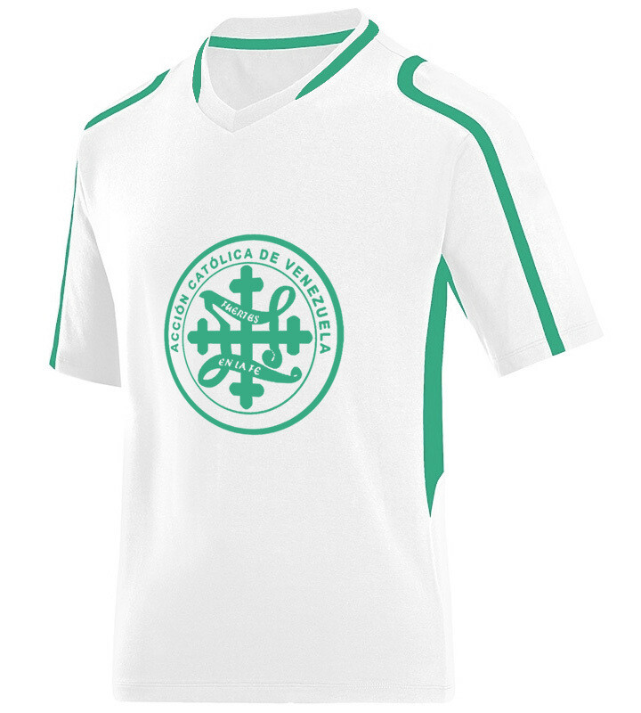 Franela Manga Corta Deportiva Blanca
