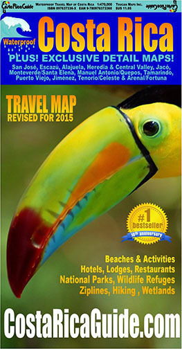 Costa Rica Travel Map