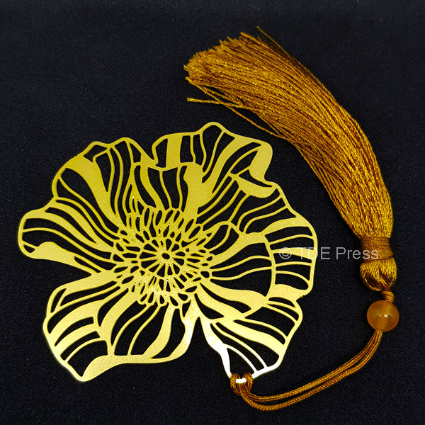 Golden Lotus Bookmark 3