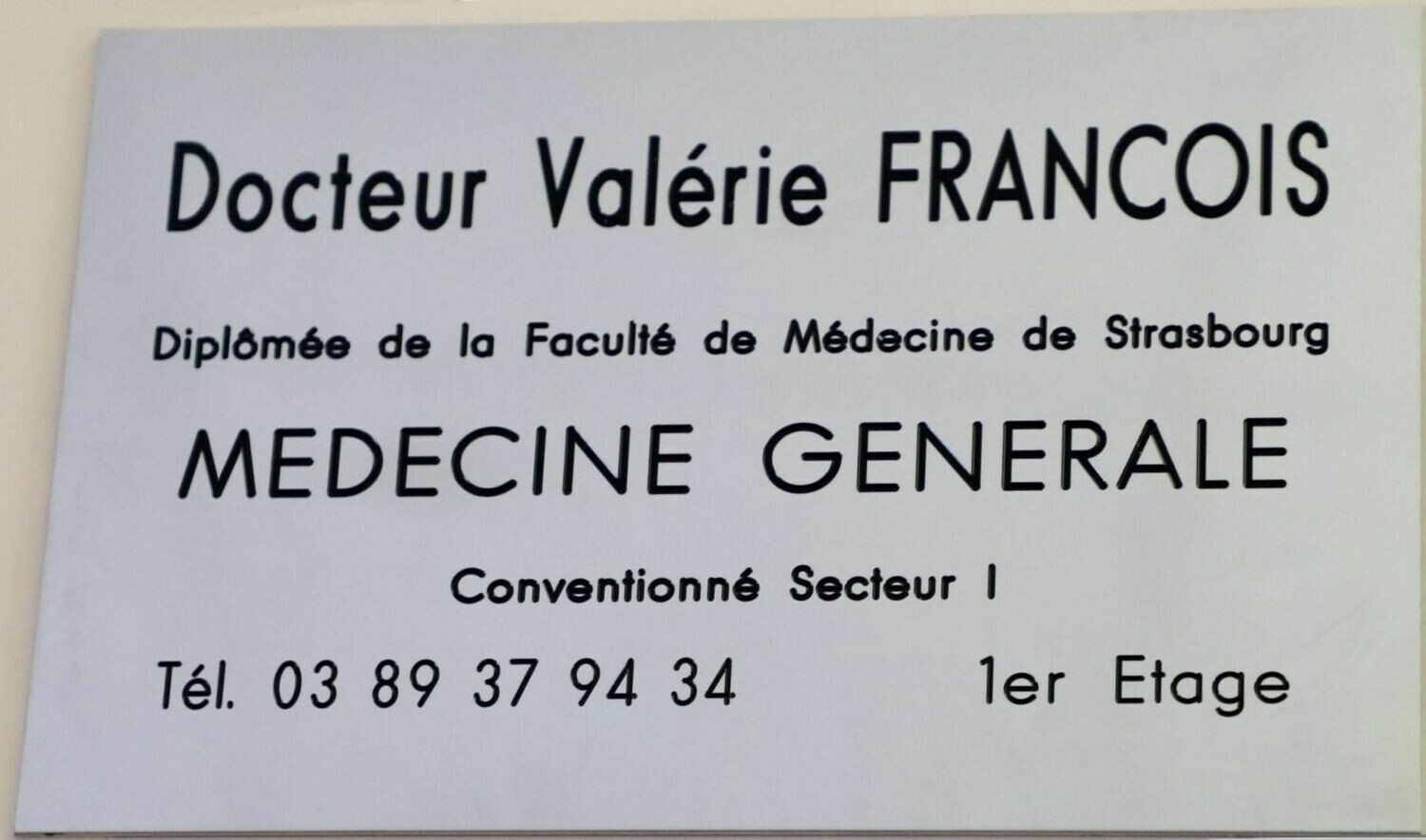 ​Plaque aluminium 30 x 25cm