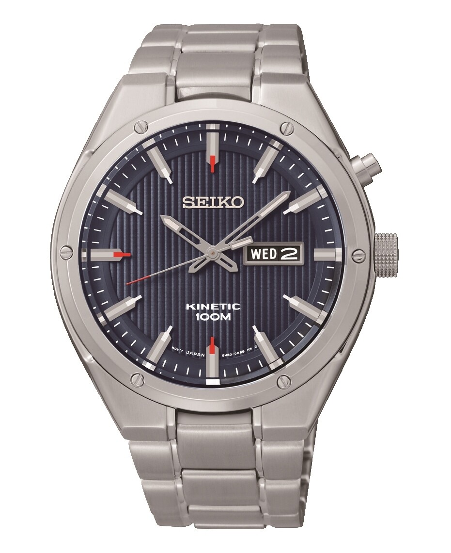 Seiko SMY149P1 Gents Stainless Steel Kinetic Watch
