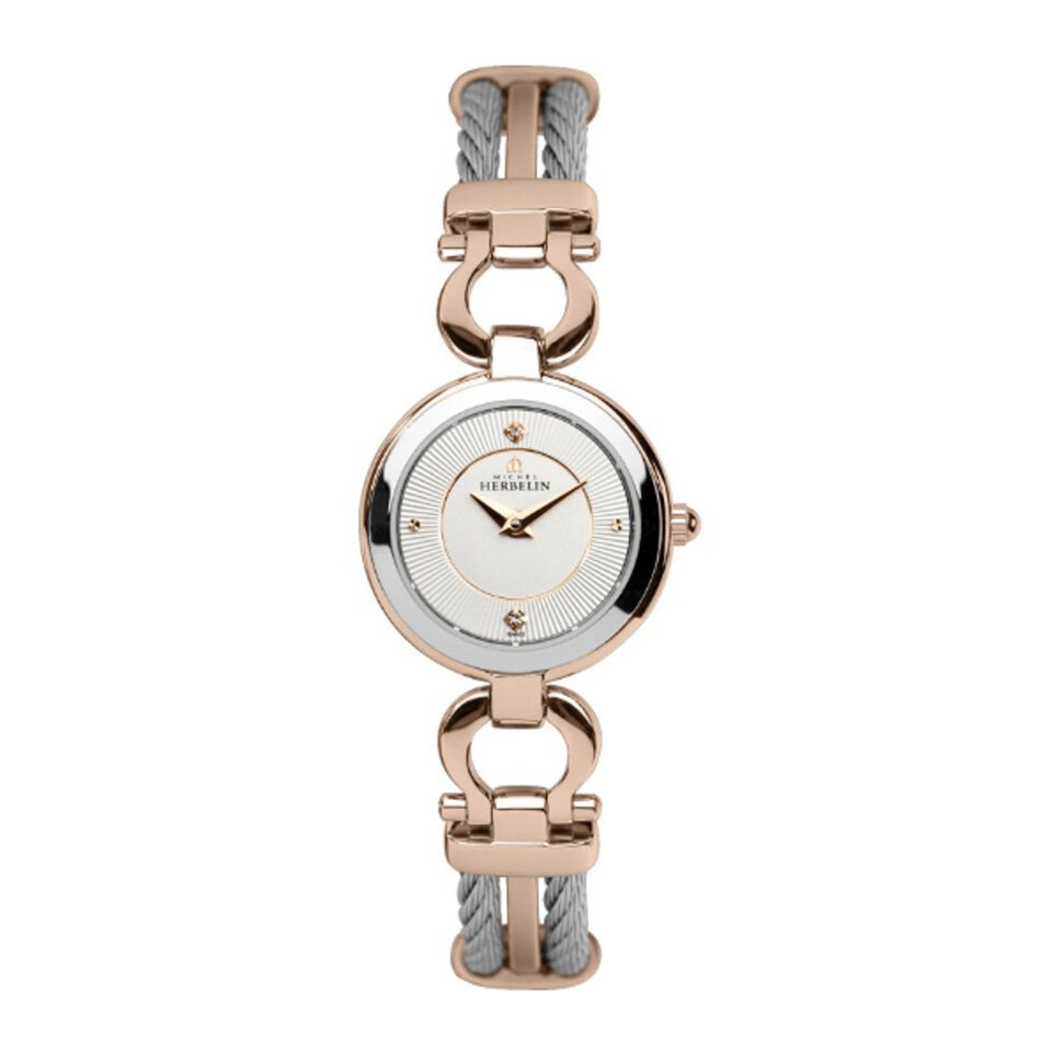 Ladies Michel Herbelin Two Colour Cable Watch