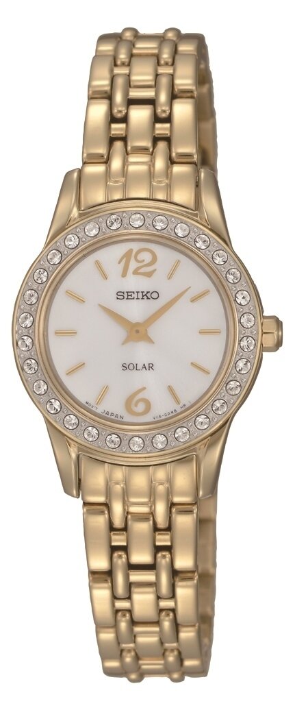 Seiko Ladies Solar Quartz Gold Plated Watch