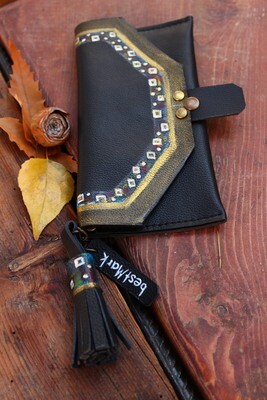 საფულე 21x10 სმ - Leather Wallet