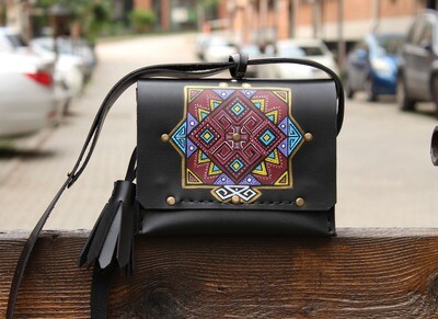 ჩანთა 20x15x10 სმ - Leather Messenger Bag