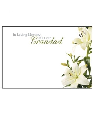 In Loving Memory of a Dear Grandad with Lily