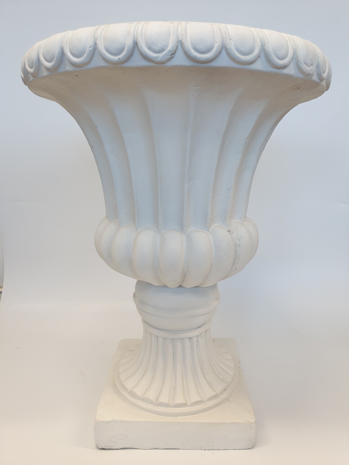 White Ornate Urn