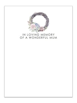 ILM Of a Wonderful Mum with Wreath