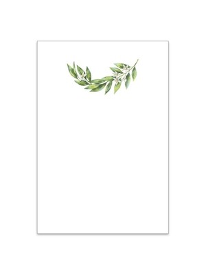 Blank with White Flower Branch Small Card