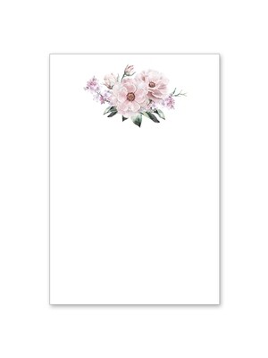 Blank with Pink Flower Small Card