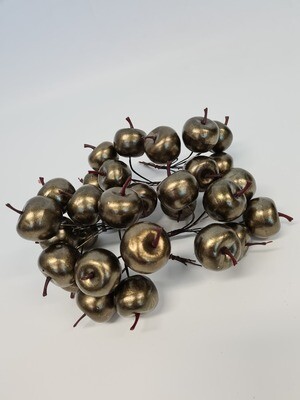Gold Apples on Wire
