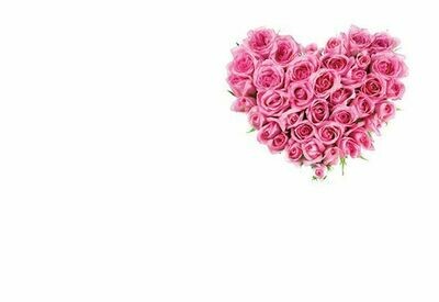 Pink Rose Heart