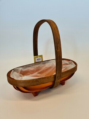 Trug Stained Softwood Basket