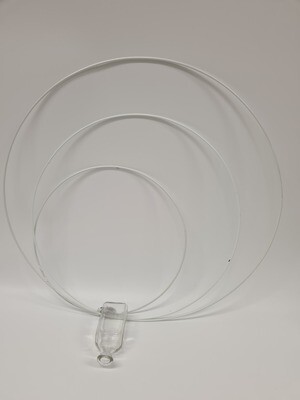 Single Wire Hoop White