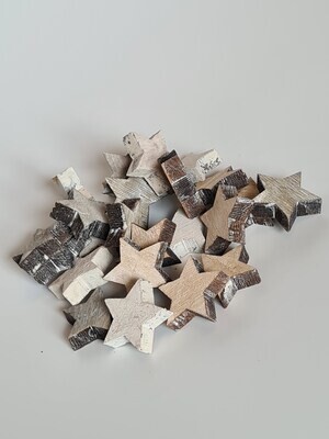 Assorted Wooden Stars