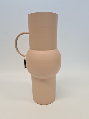 Javi Metal Vase Light Brown