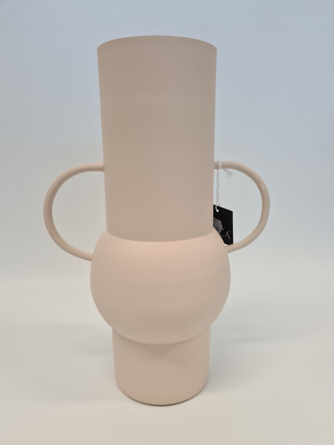Jari Metal Vase Ivory