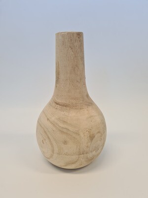 Wooden Decanter Vase