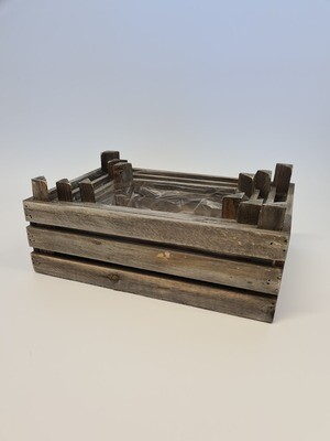 Grey Wooden Crates