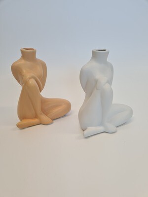 Figure Vase Ceramic