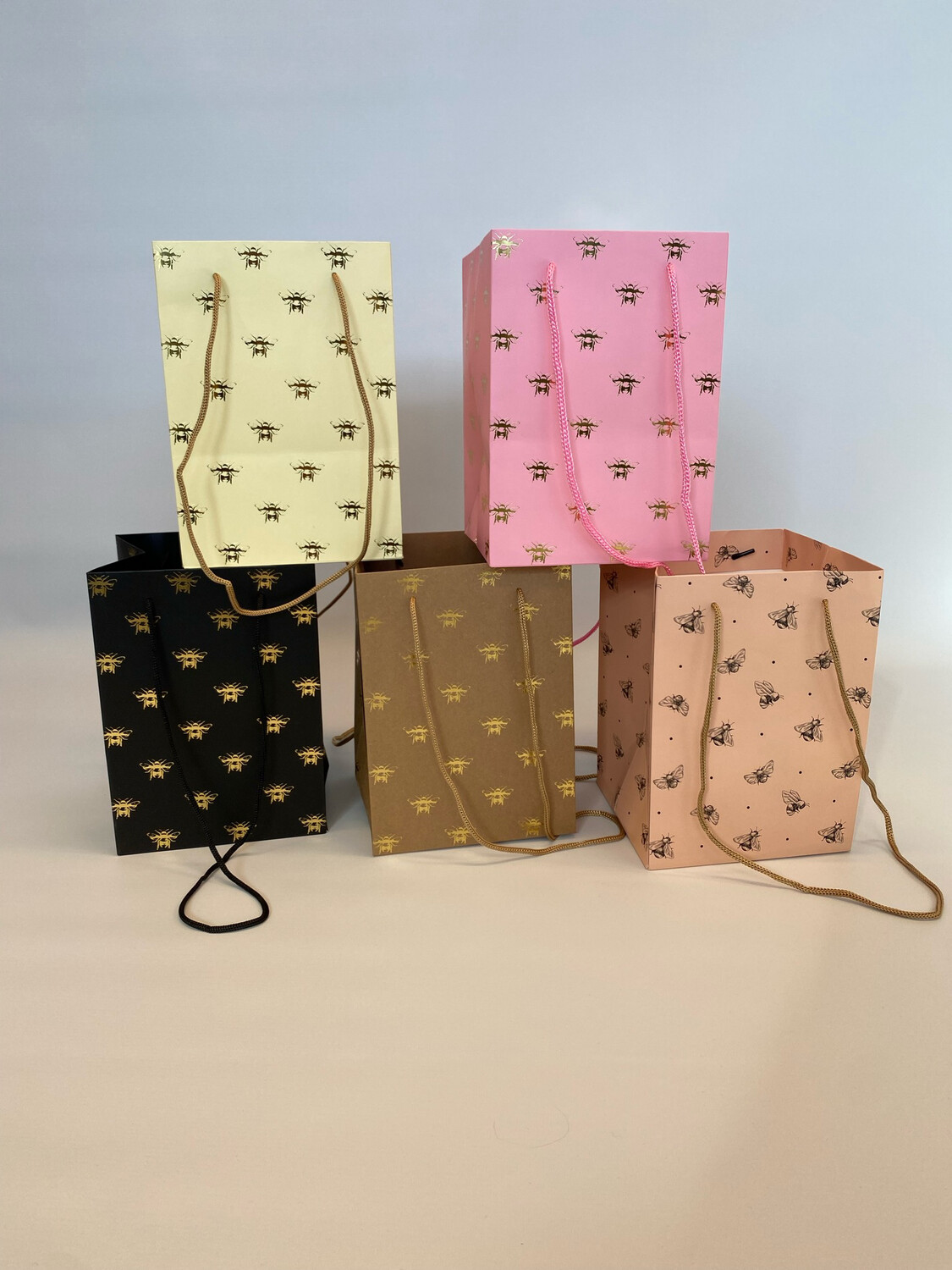 Hand Tie Bags Patterned