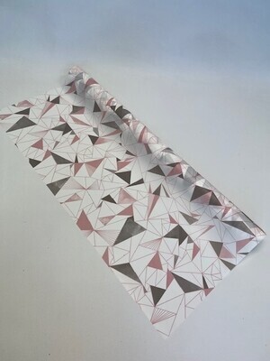 FROSTED CELLO GEOMETRIC GREY & PINK