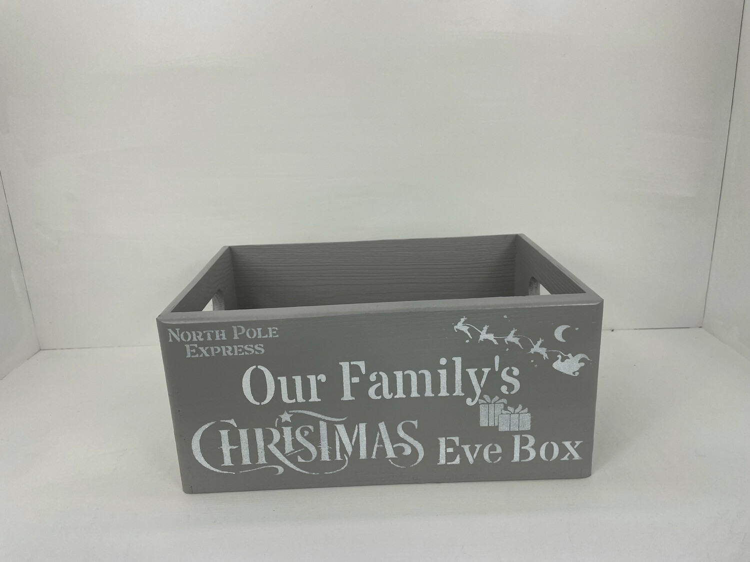 Small Grey Christmas Eve Box Christmas Box Hamper